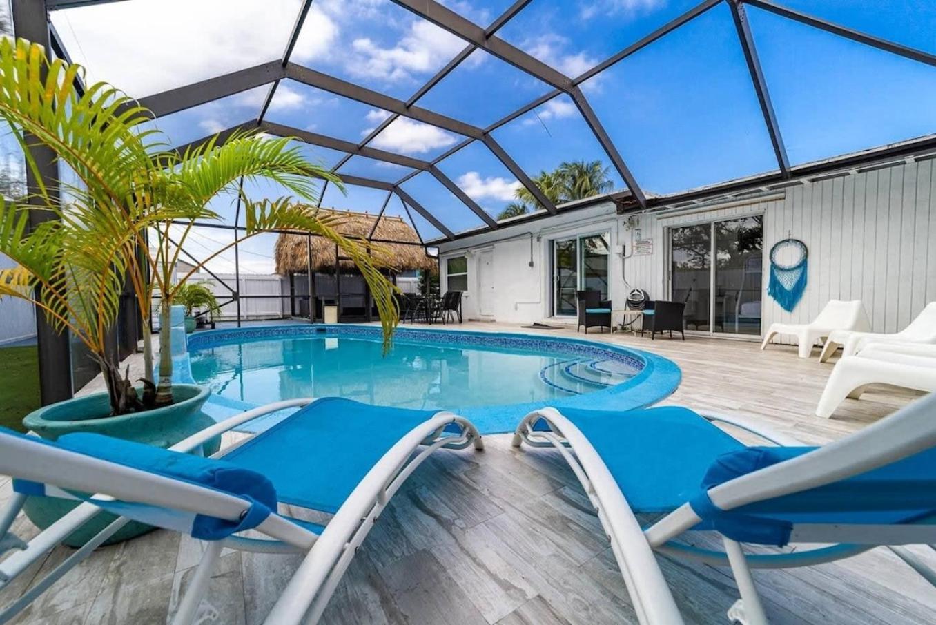 Private Heated Pool Villa In Ftl Near Beach Fort Lauderdale Zewnętrze zdjęcie